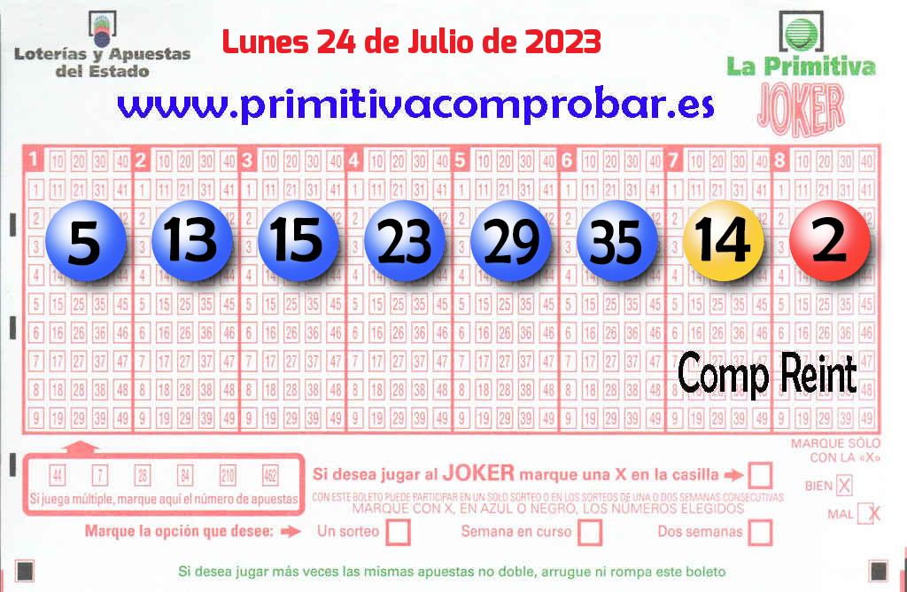 Primitiva del 2023-07-24