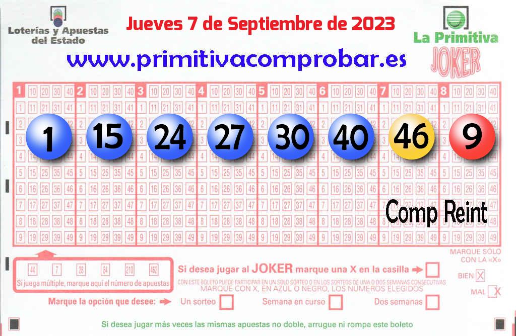 Primitiva del 2023-09-07