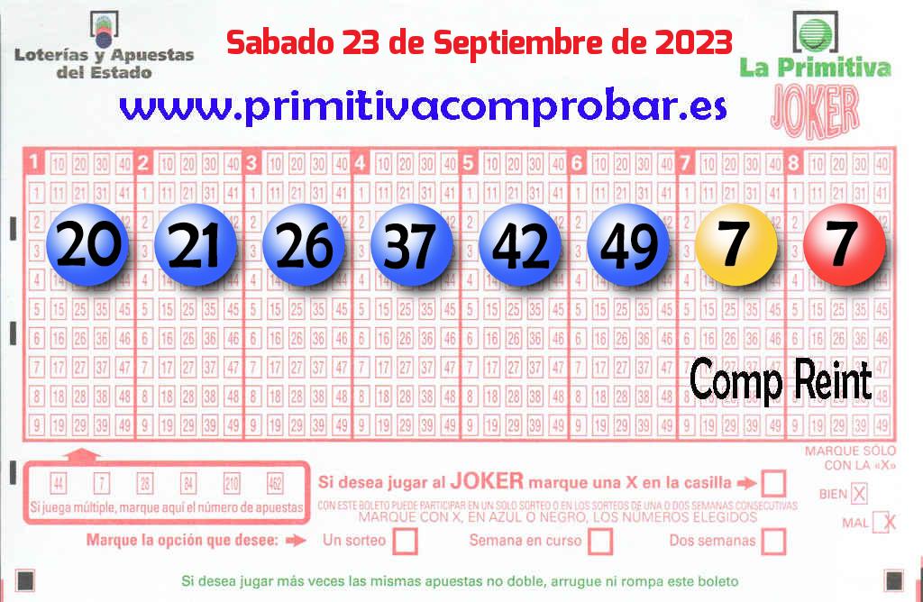 Primitiva del 2023-09-23