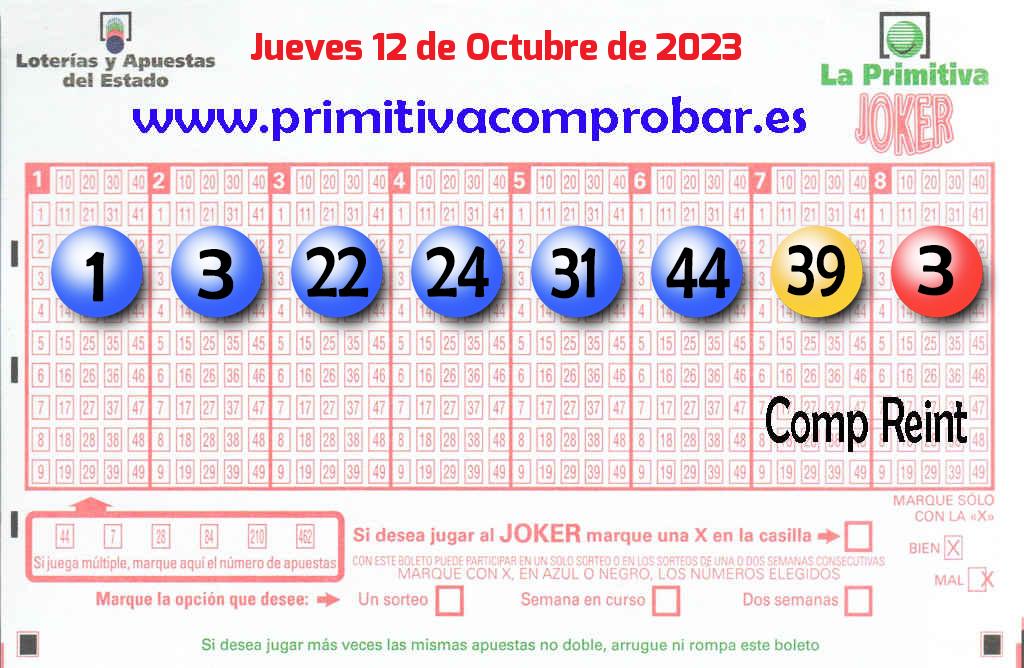 Primitiva del 2023-10-12