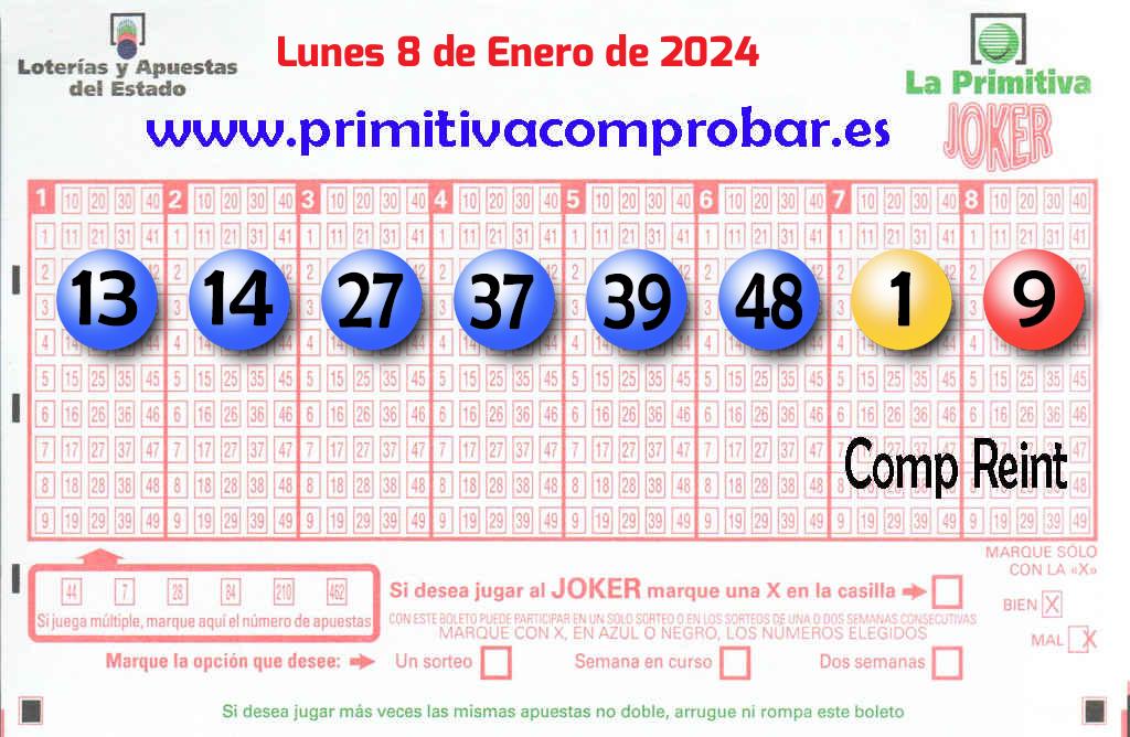 Primitiva del 2024-01-08