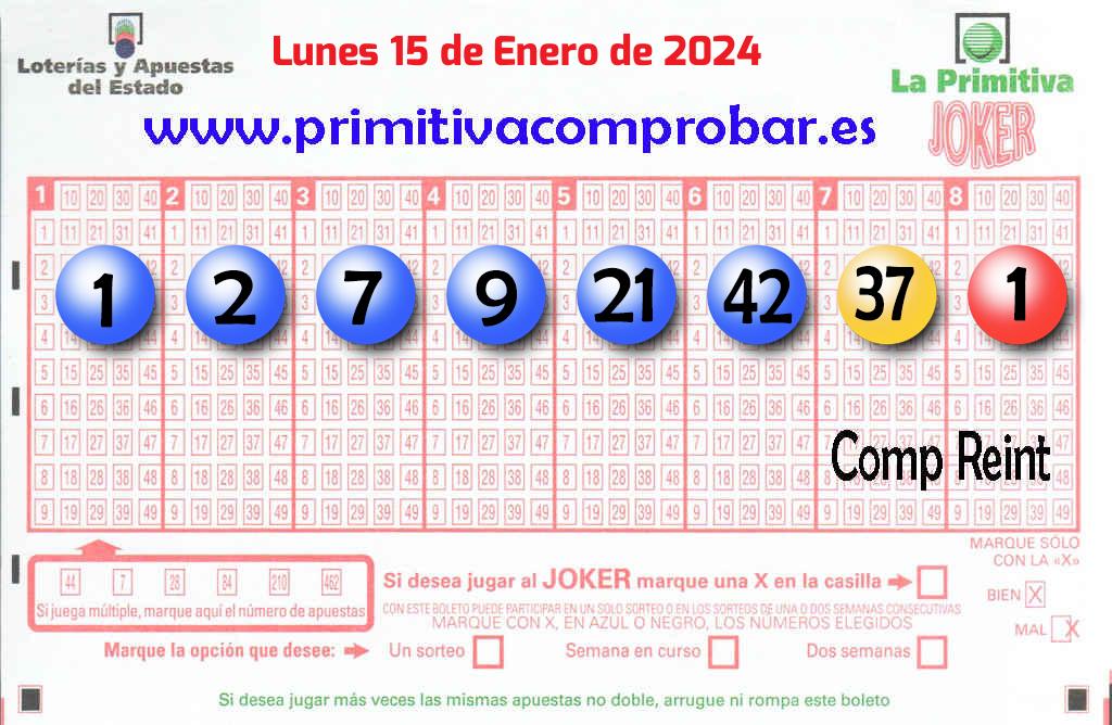 Primitiva del 2024-01-15