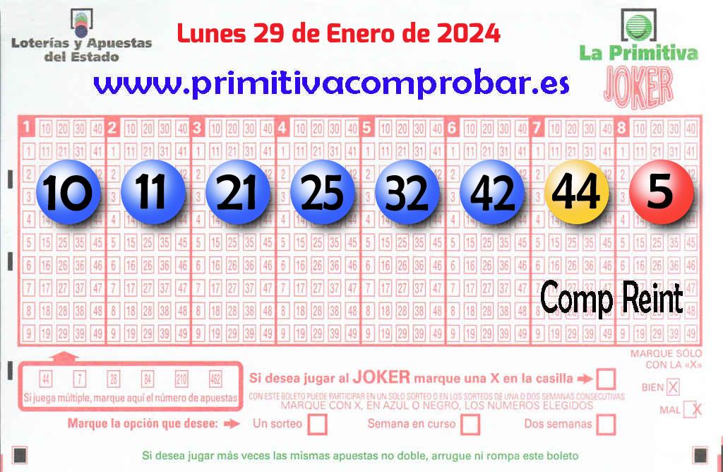 Primitiva del 2024-01-29