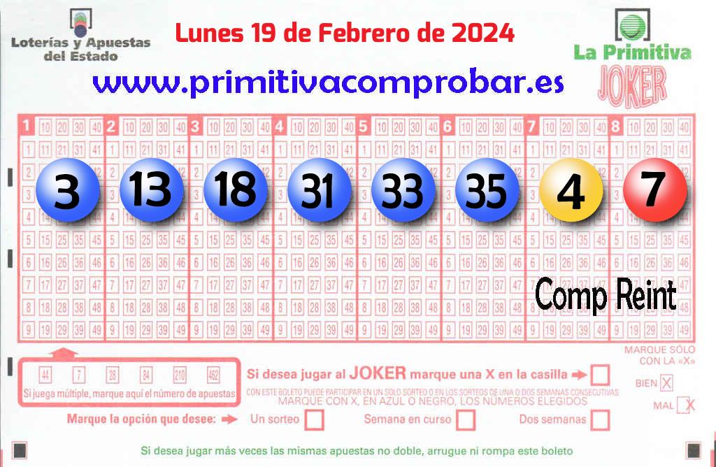 Primitiva del 2024-02-19