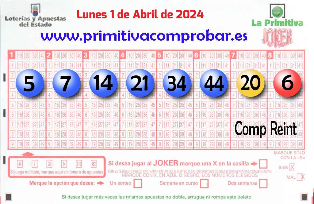 Primitiva del 2024-04-01