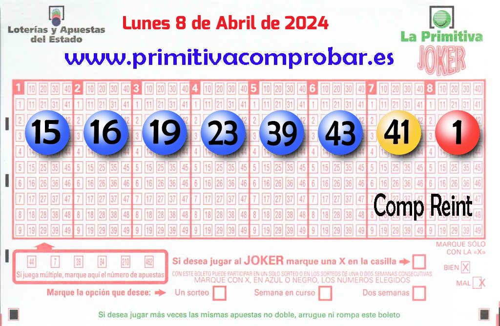 Primitiva del 2024-04-08