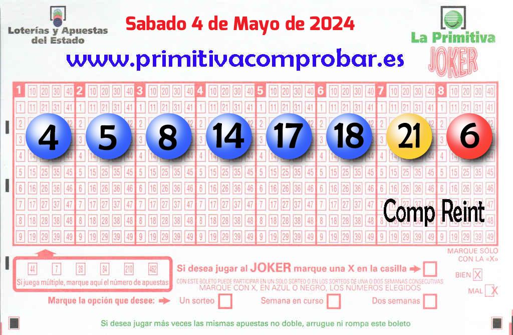 Primitiva del 2024-05-04