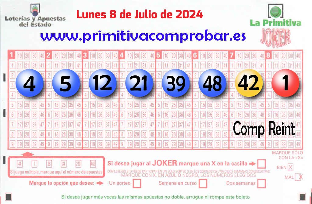 Primitiva del 2024-07-08