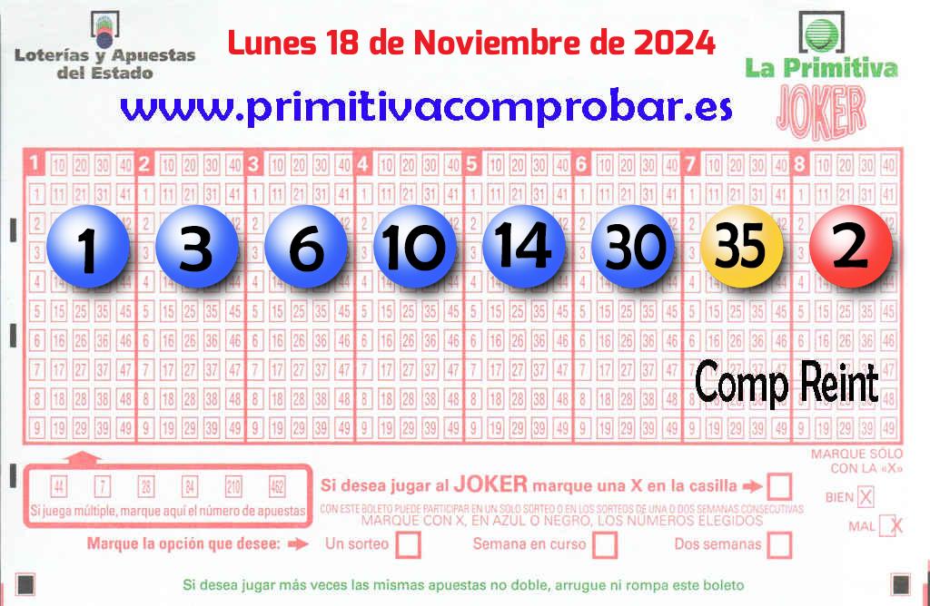 Primitiva del 2024-11-18