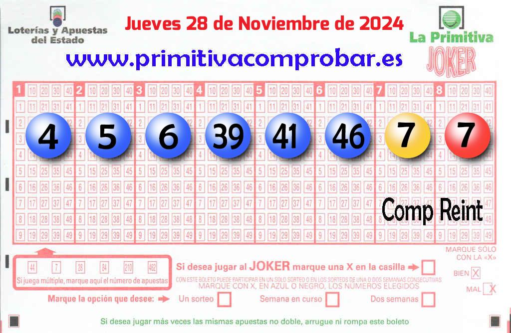 Primitiva del 2024-11-28