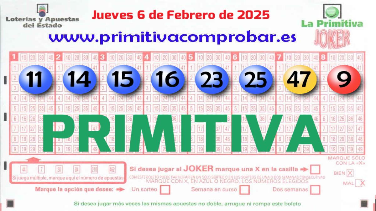 Primitiva del 2025-02-06