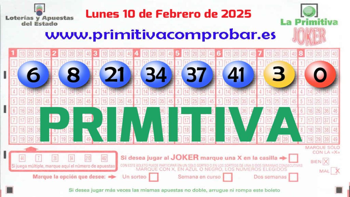 Primitiva del 2025-02-10
