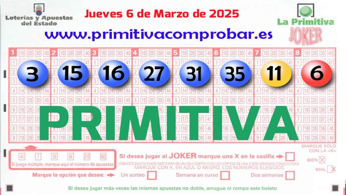 Primitiva del 2025-03-06