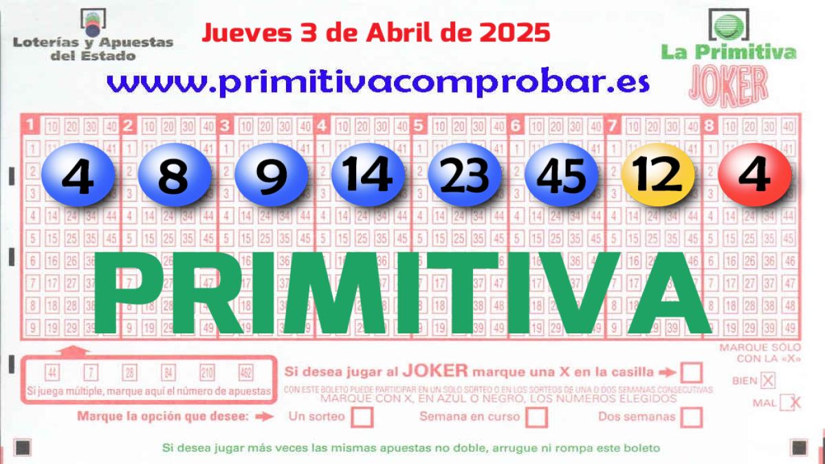 Primitiva del 2025-04-03