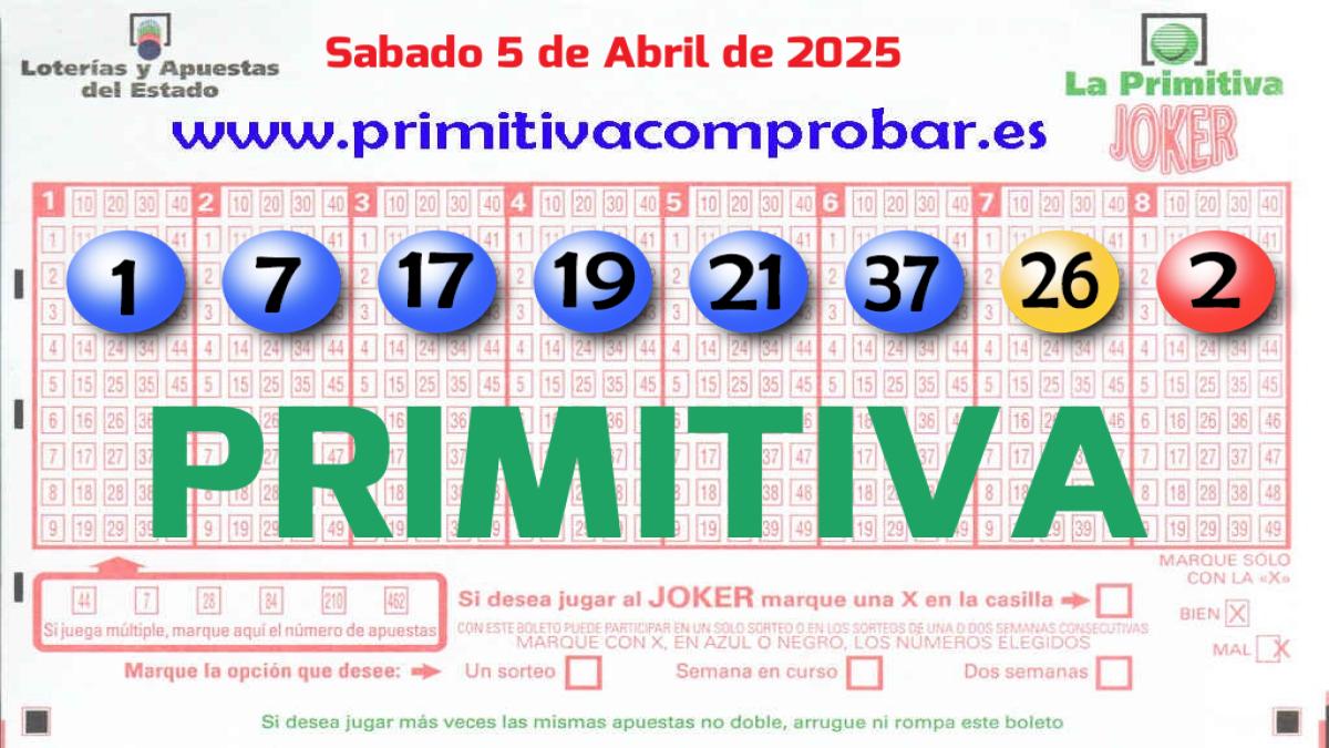 Primitiva del 2025-04-05