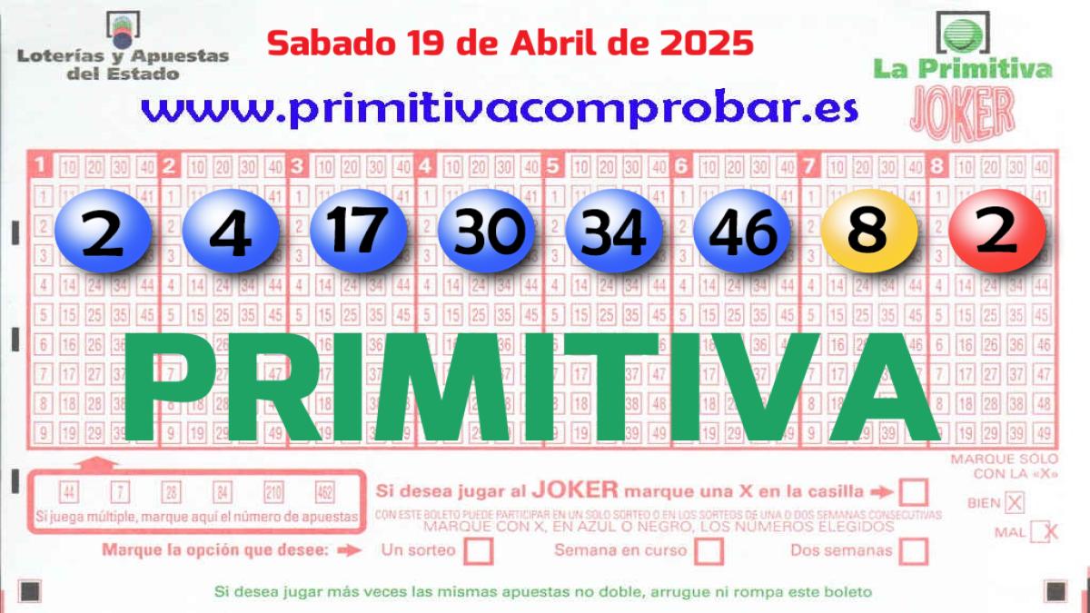 Primitiva del 2025-04-19