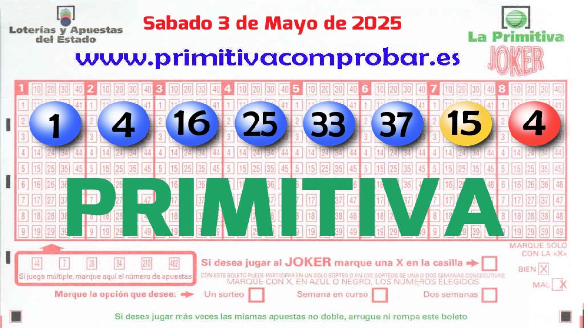 Primitiva del 2025-05-03