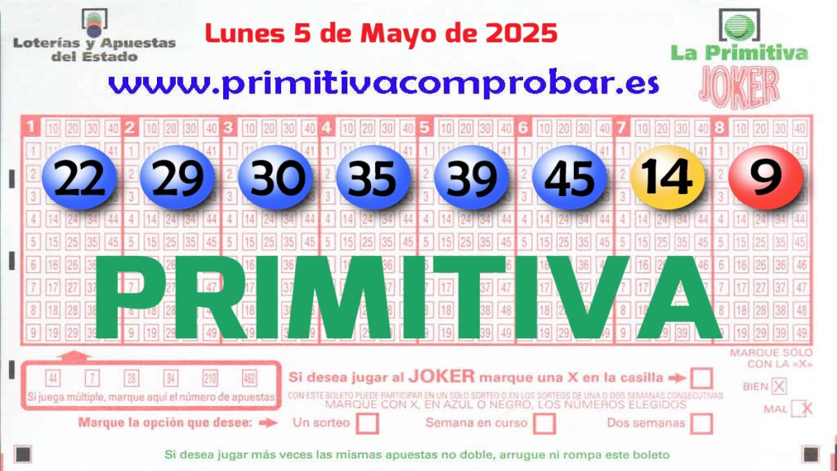 Primitiva del 2025-05-05