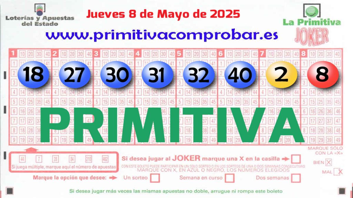 Primitiva del 2025-05-08