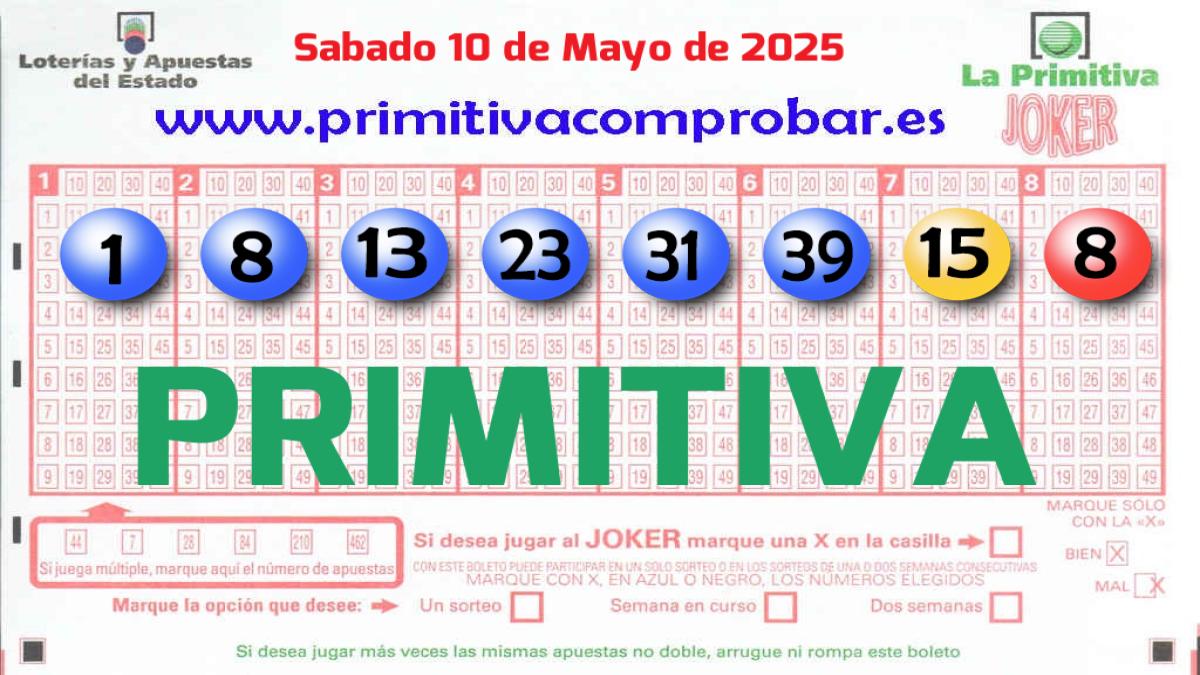 Primitiva del 2025-05-10