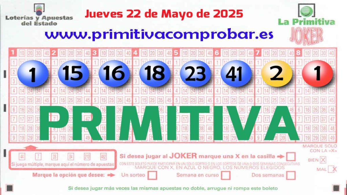 Primitiva del 2025-05-22