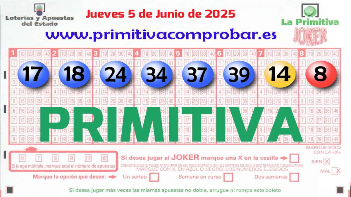 Primitiva del 2025-06-05