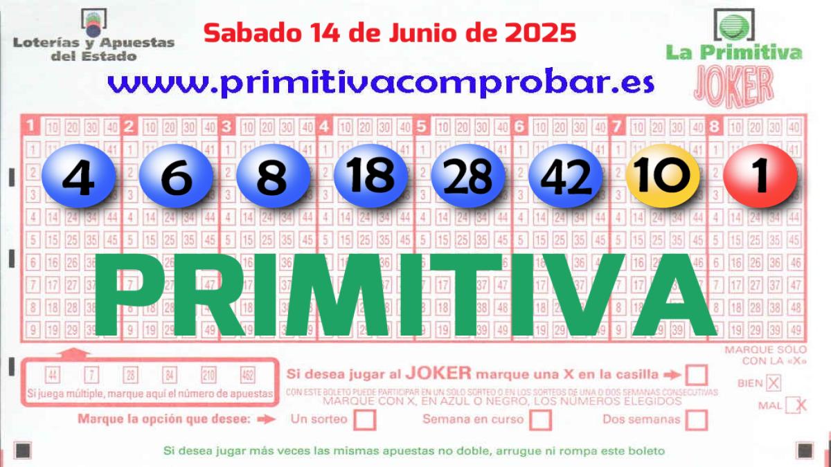 Primitiva del 2025-06-14