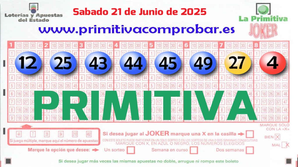 Primitiva del 2025-06-21