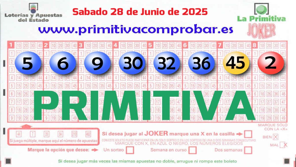 Primitiva del 2025-06-28