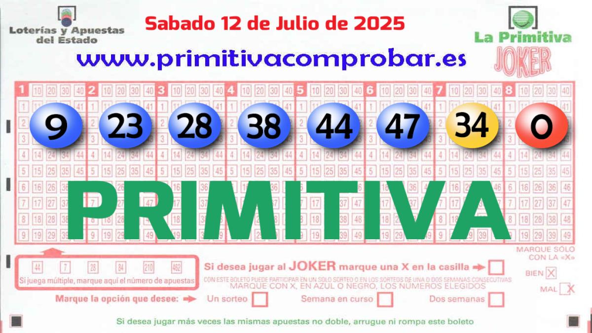 Primitiva del 2025-07-12