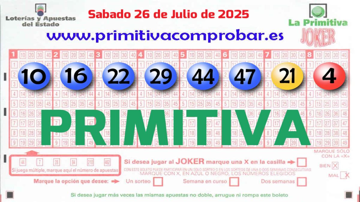 Primitiva del 2025-07-26
