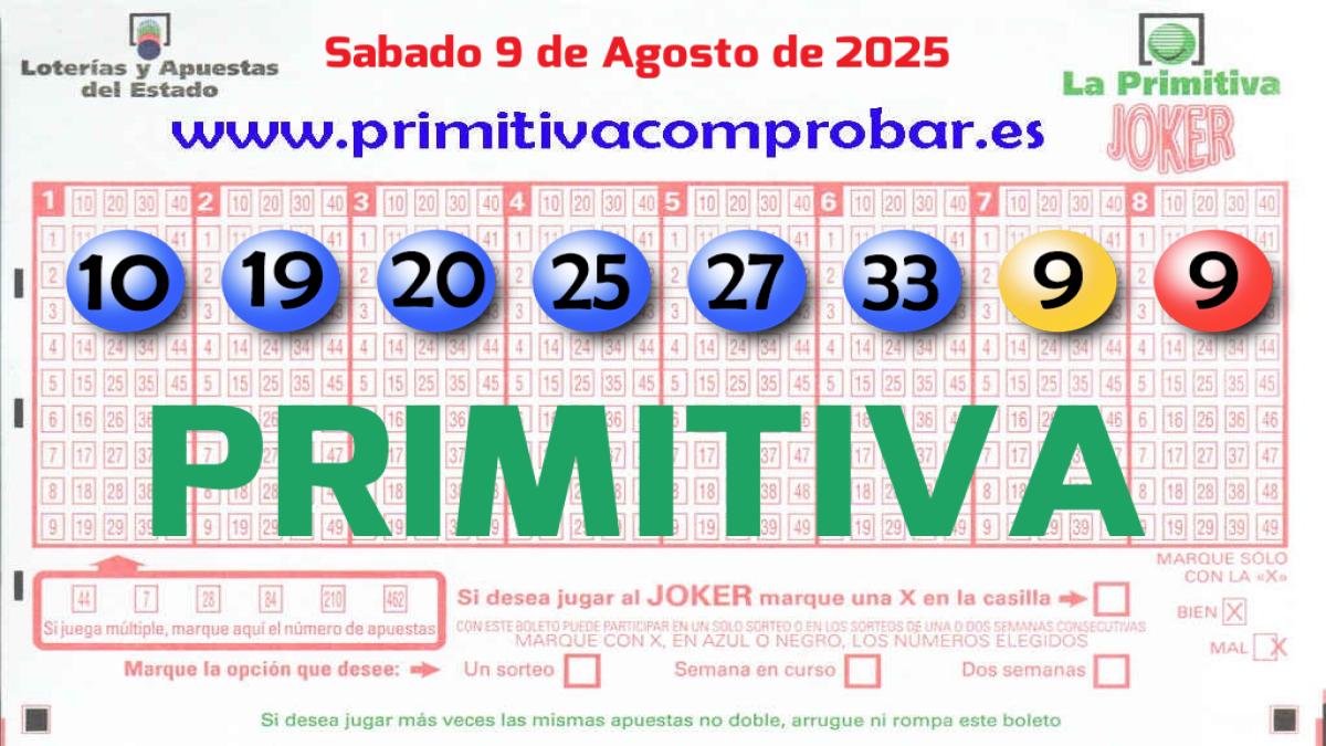 Primitiva del 2025-08-09