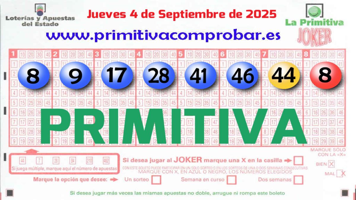 Primitiva del 2025-09-04