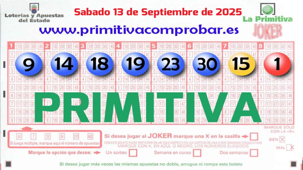 Primitiva del 2025-09-13