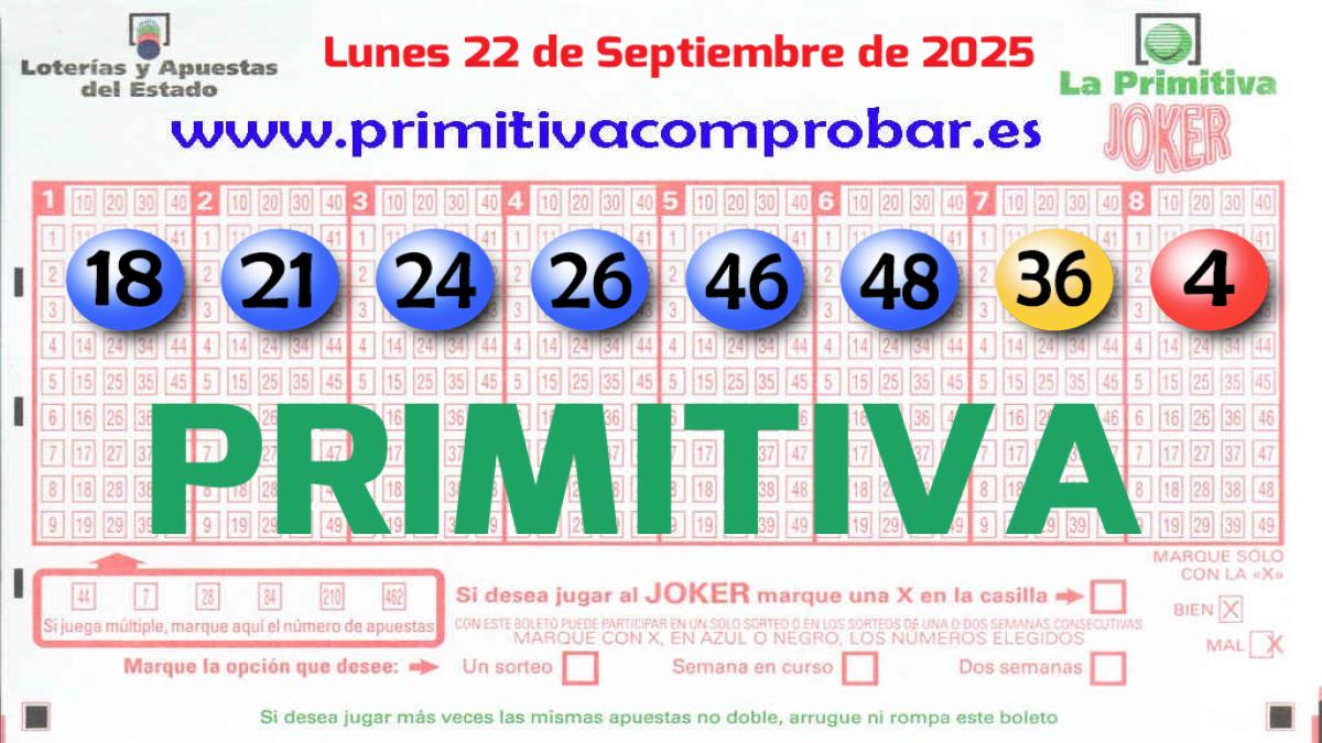Primitiva del 2025-09-22