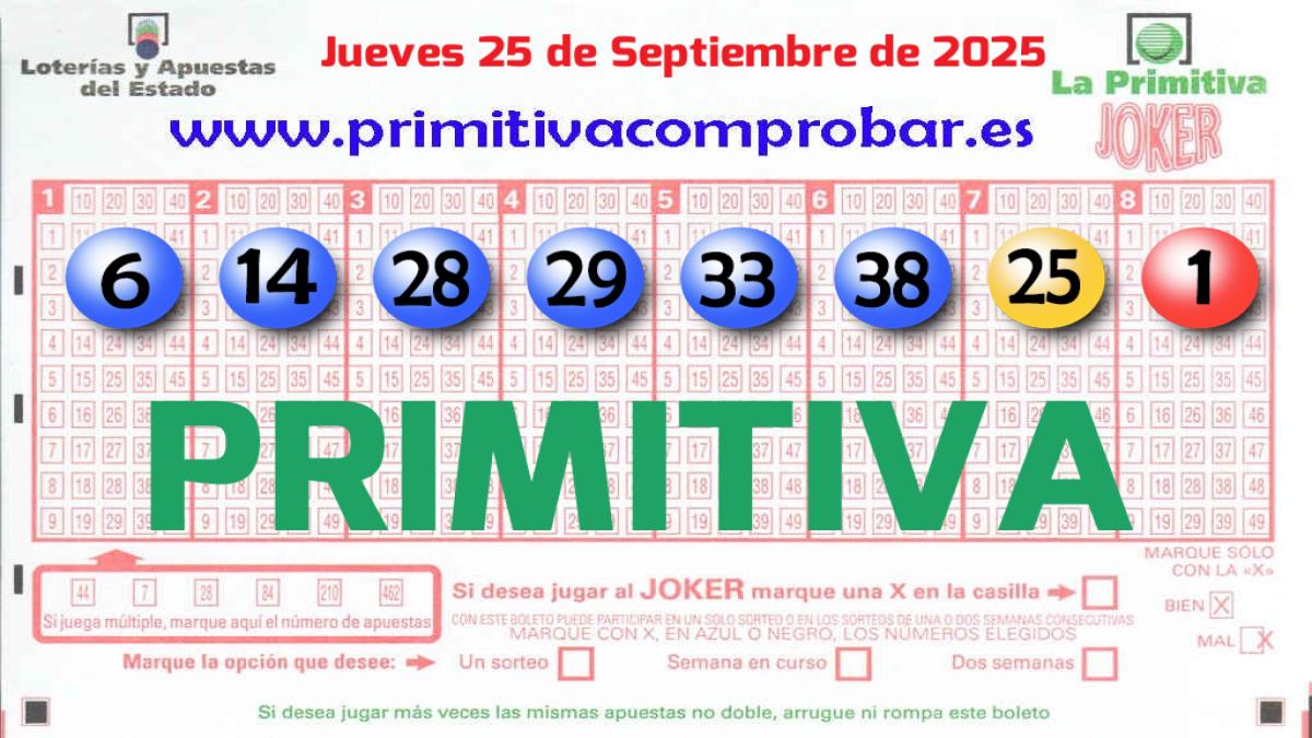 Primitiva del 2025-09-25