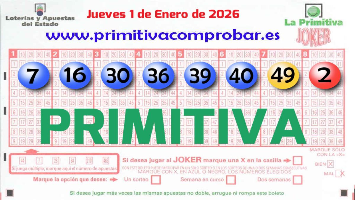 Primitiva del 2026-01-01
