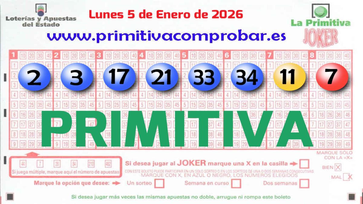 Primitiva del 2026-01-05