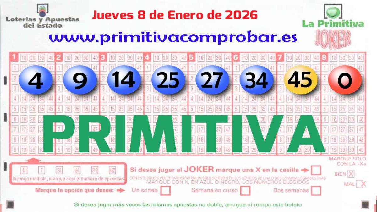 Primitiva del 2026-01-08