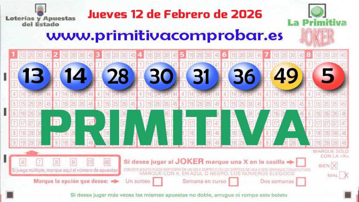 Primitiva del 2026-02-12