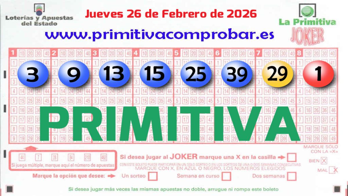 Primitiva del 2026-02-26