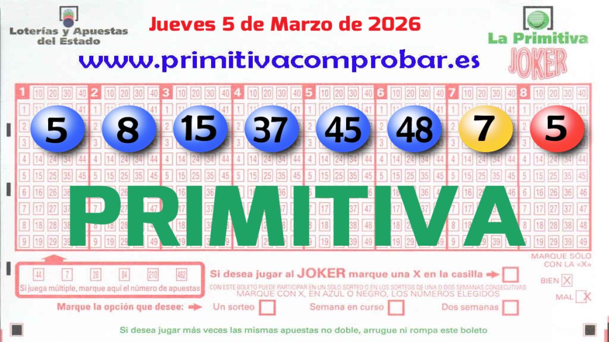 Primitiva del 2026-03-05