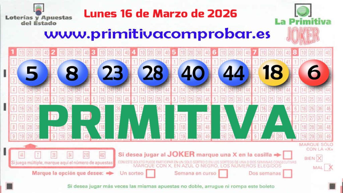Primitiva del 2026-03-16