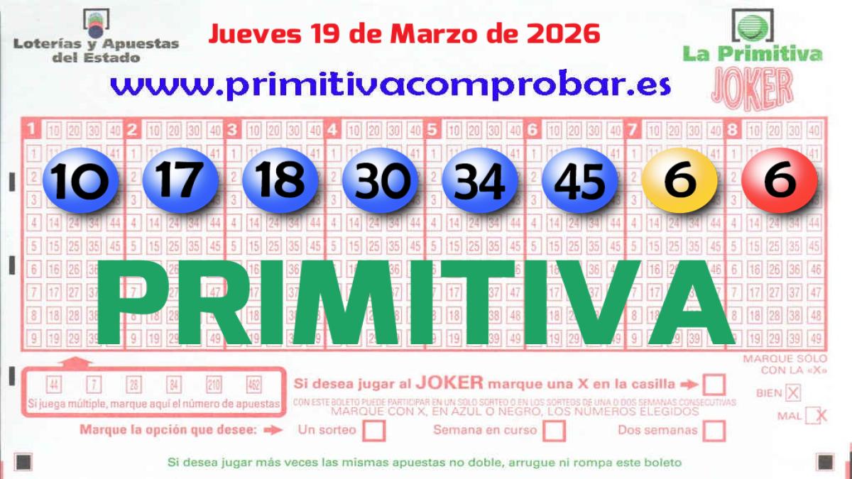 Primitiva del 2026-03-19