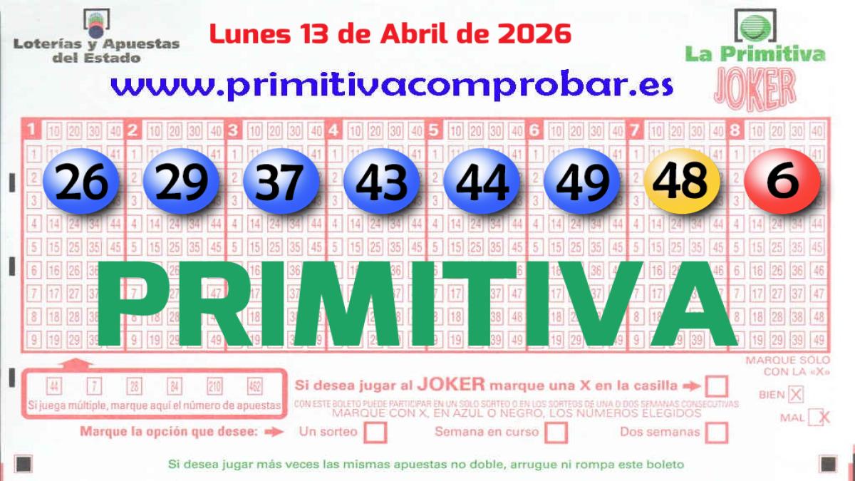 Primitiva del 2026-04-13