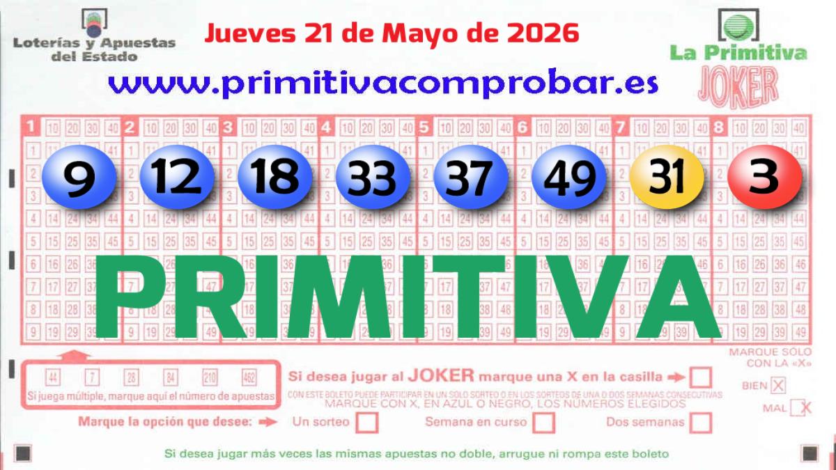 Primitiva del 2026-05-21