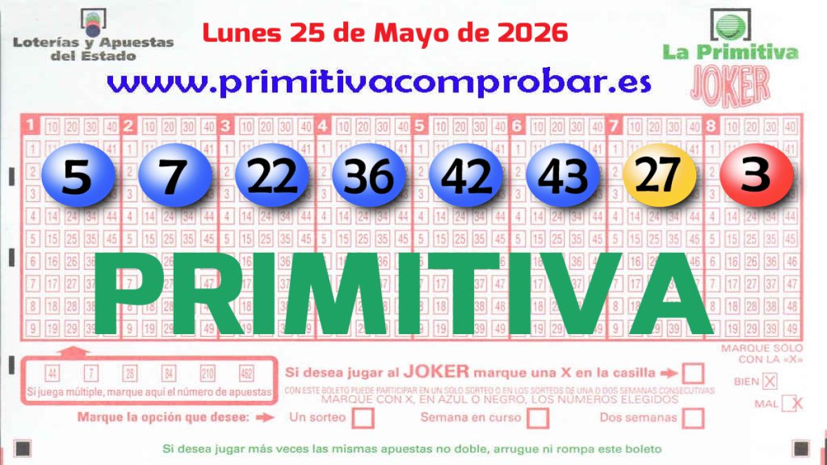 Primitiva del 2026-05-25
