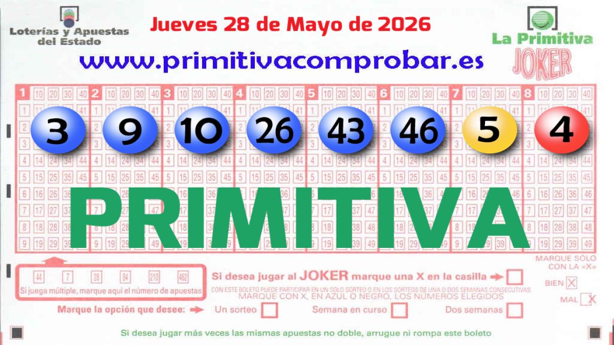 Primitiva del 2026-05-28