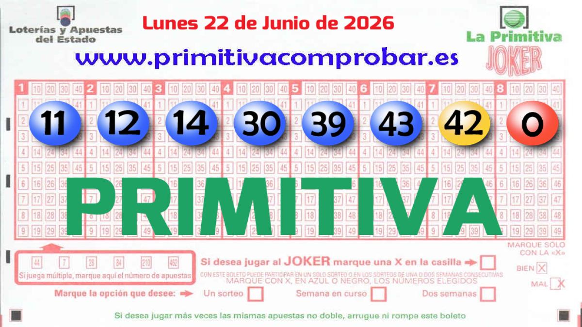 Primitiva del 2026-06-22