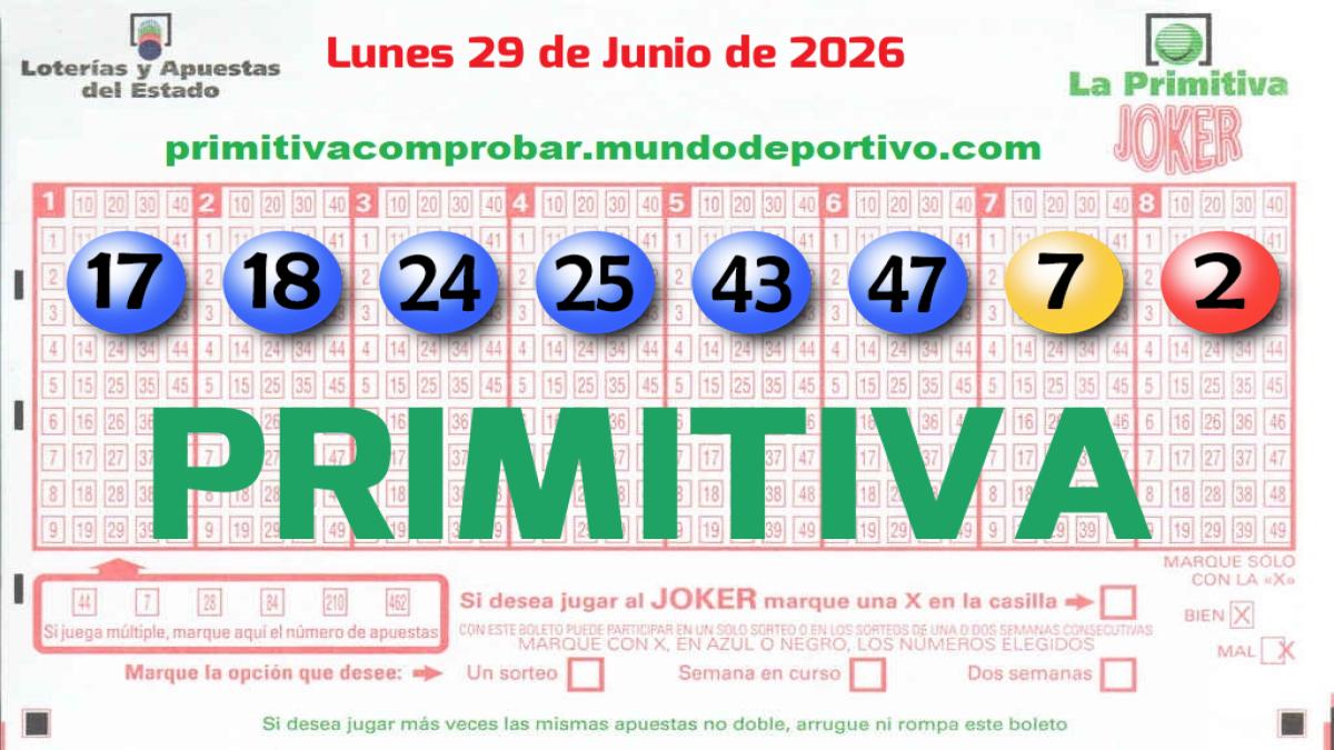 Primitiva del 2026-06-29